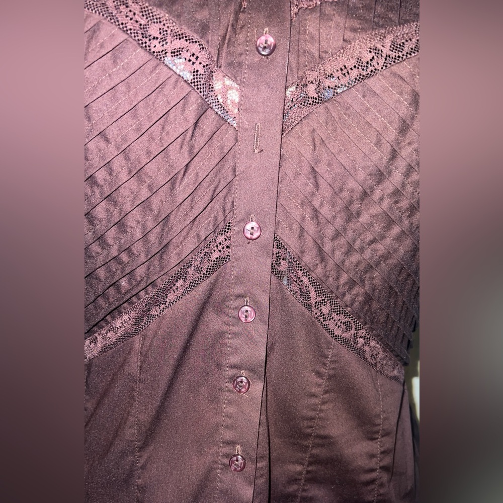 Bebe Button Down Top - image 8